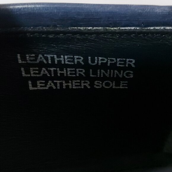 Calzoleria Toscana Dress Loafer Size 41 EU Blue Leather Handmade Style 5712 - Picture 10 of 15